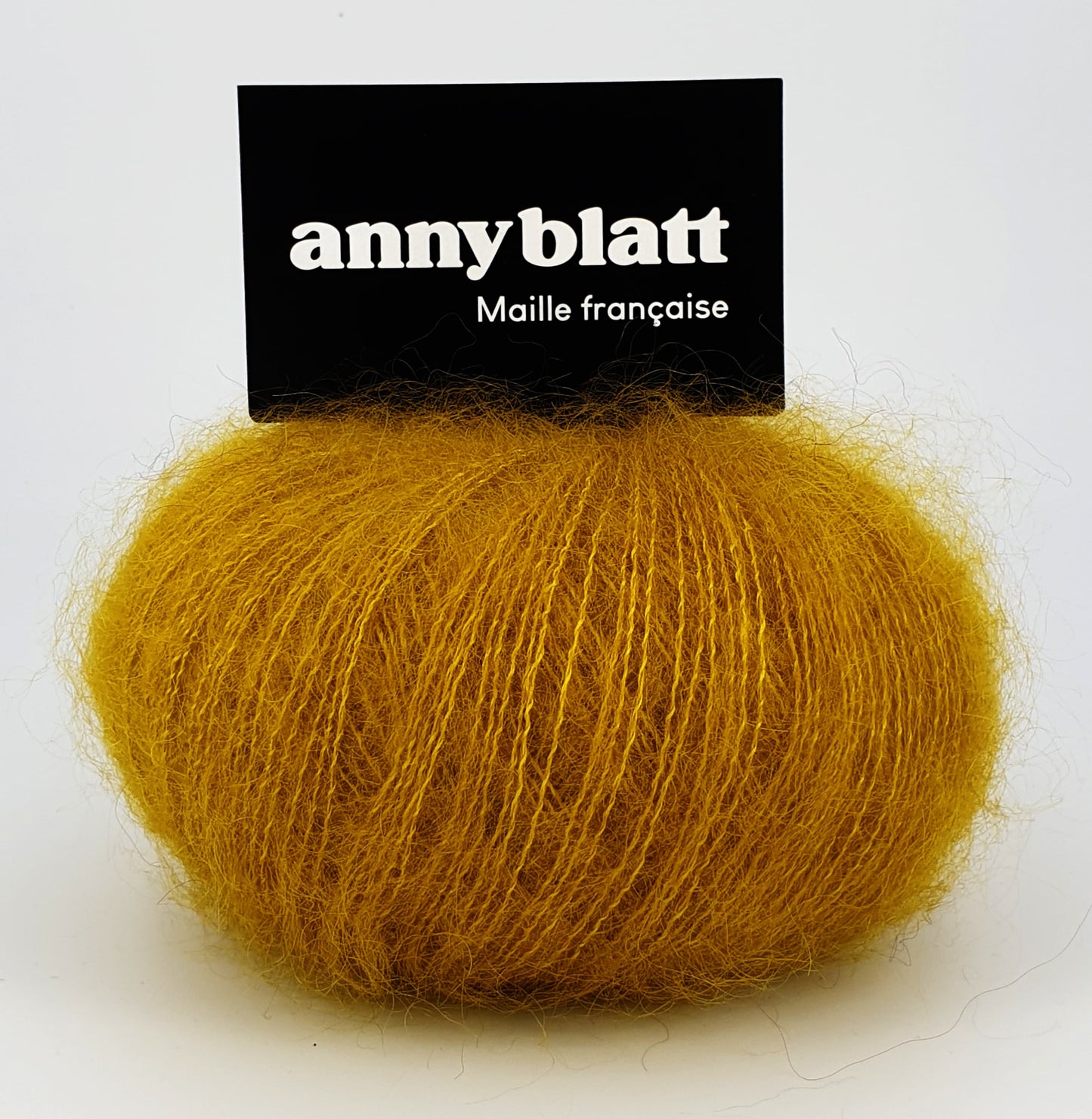 Pelote mohair et soie palmier honey moon