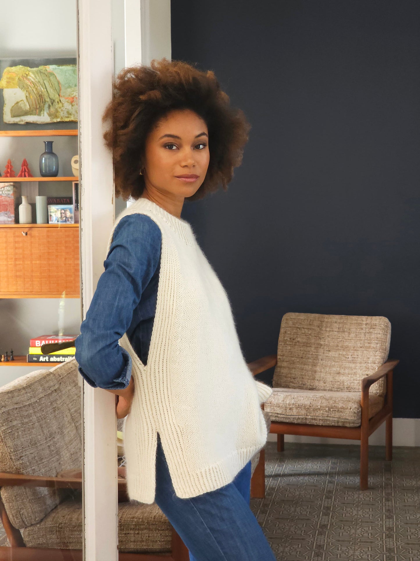 Débardeur Circe à tricoter.