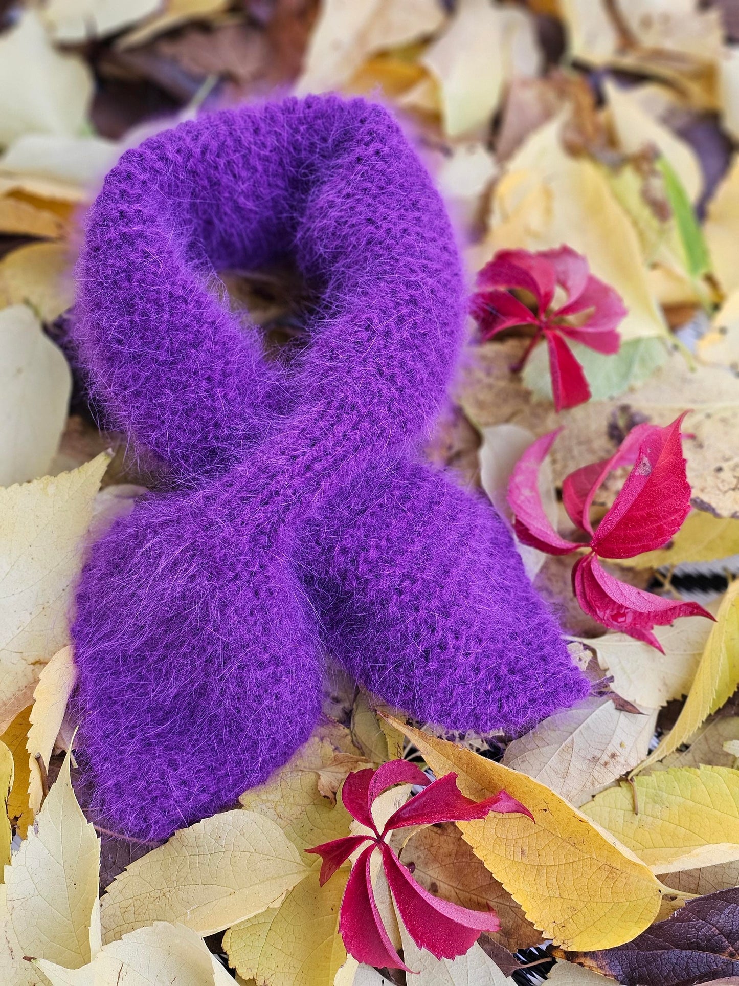 Vivy scarf à tricoter.