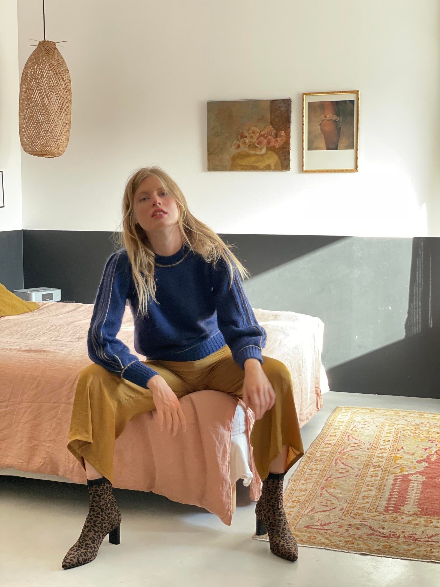 Pull Alix Mohair et or - 7 coloris.