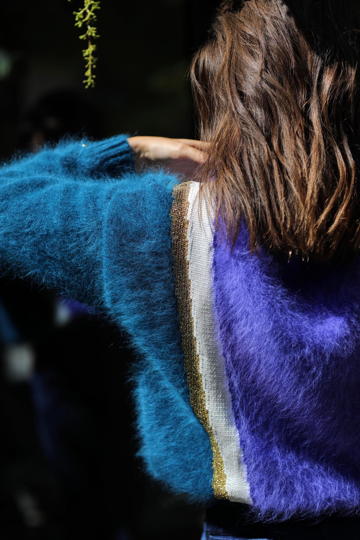 Pull Serena en Angora Glycine.