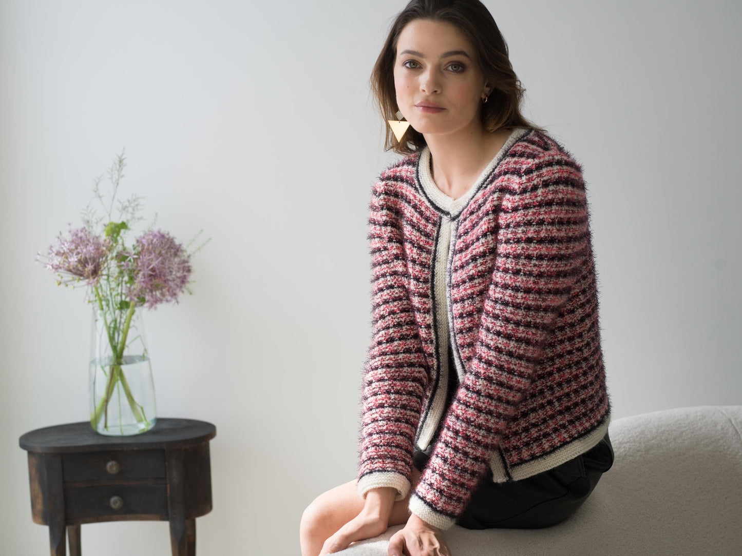 Veste Brooke à tricoter.