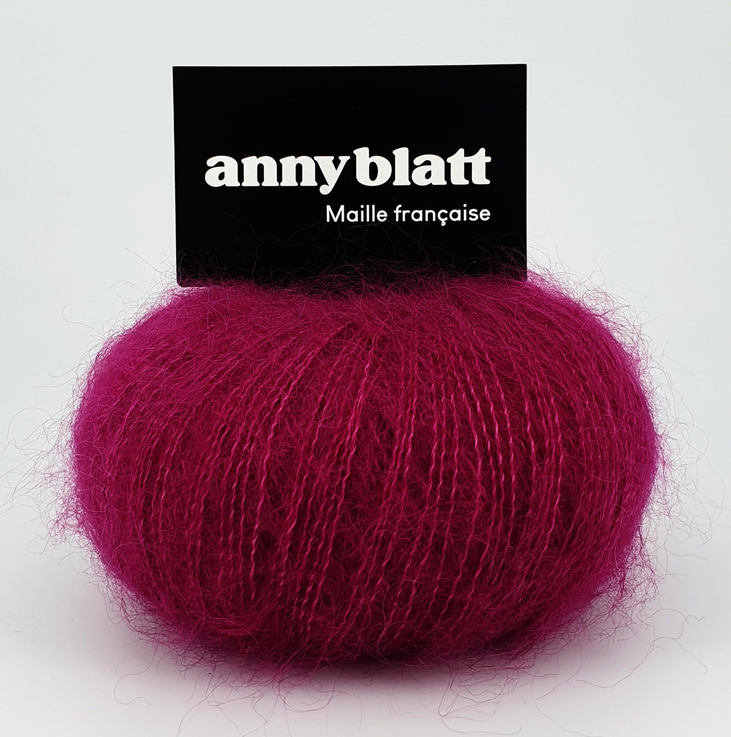 Pelote mohair et soie trèfle des champs honey moon