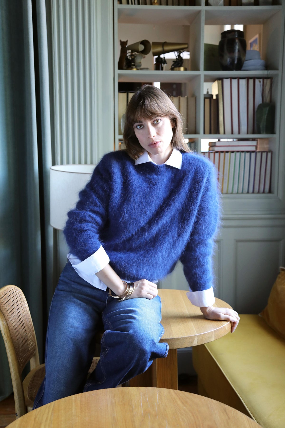 Pull Pipa en Angora Marine