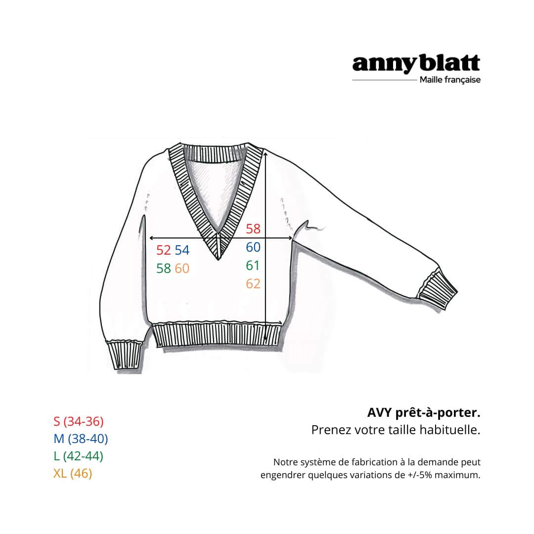 Pull Avy Mohair. 19 coloris.