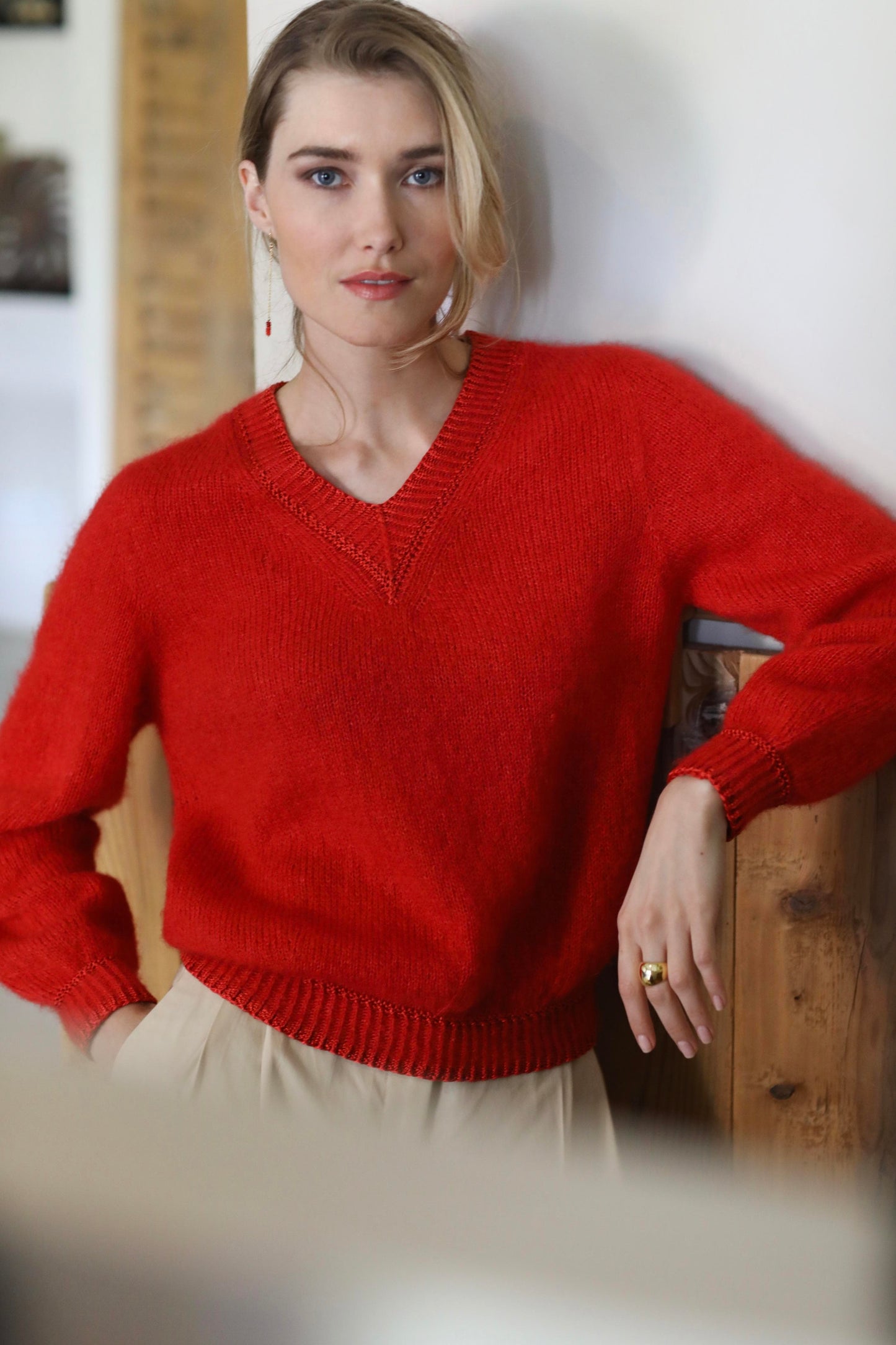 Pull Albane à tricoter.