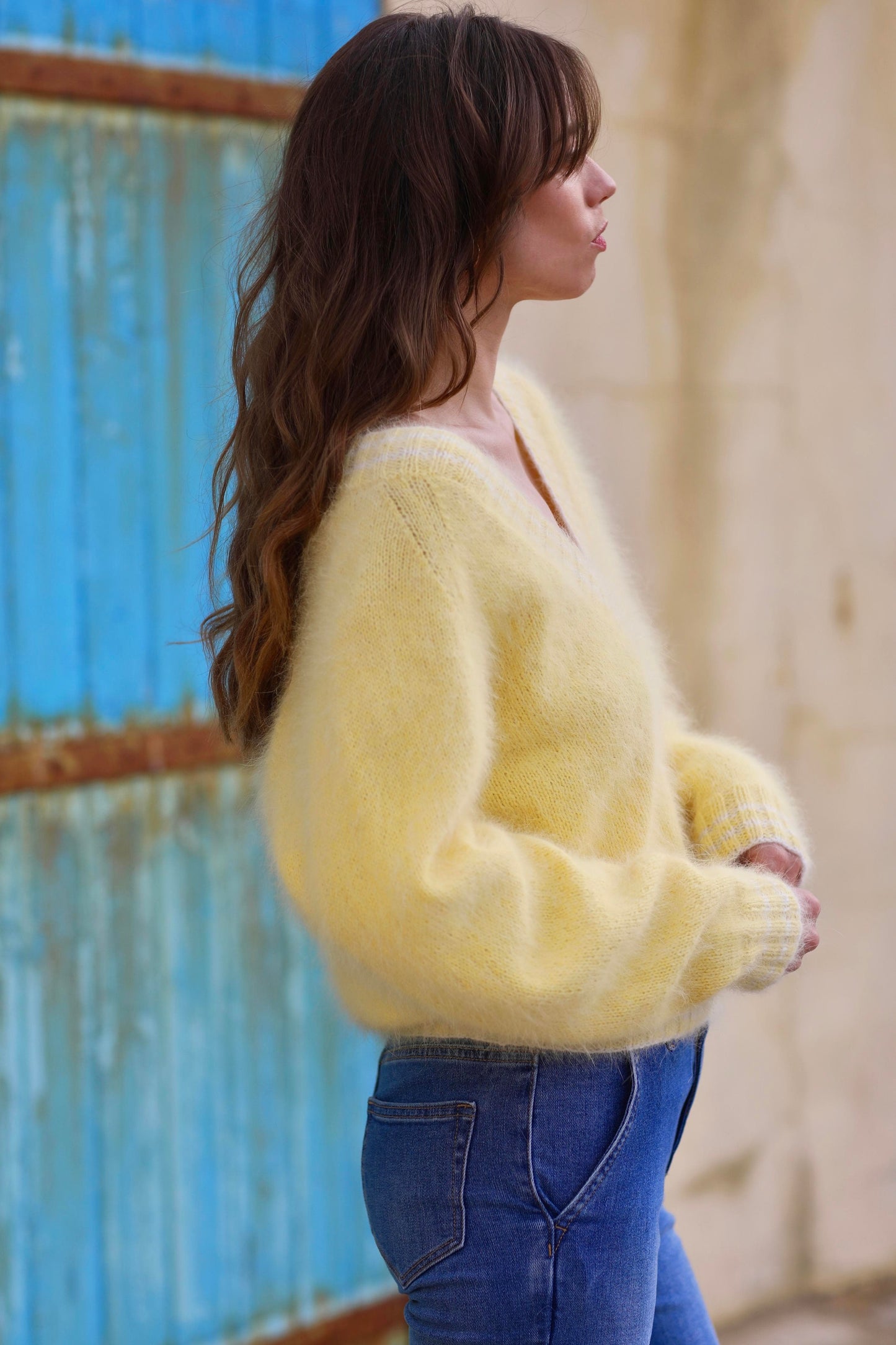 Pull Vanessa à tricoter.