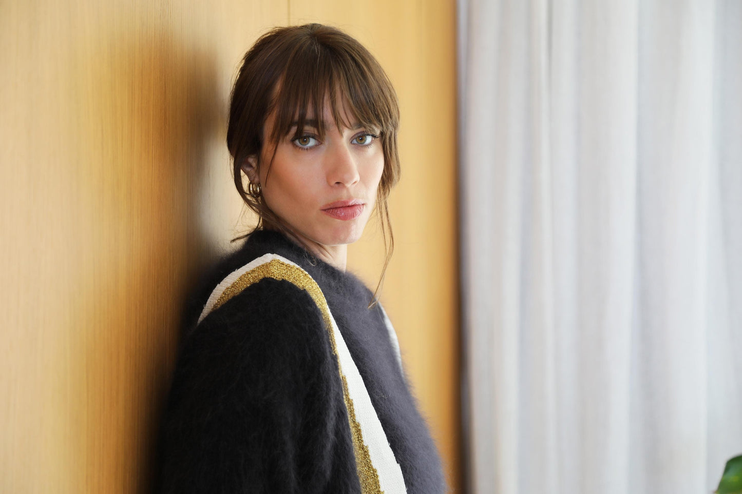 Pull Serena en Angora Noir.