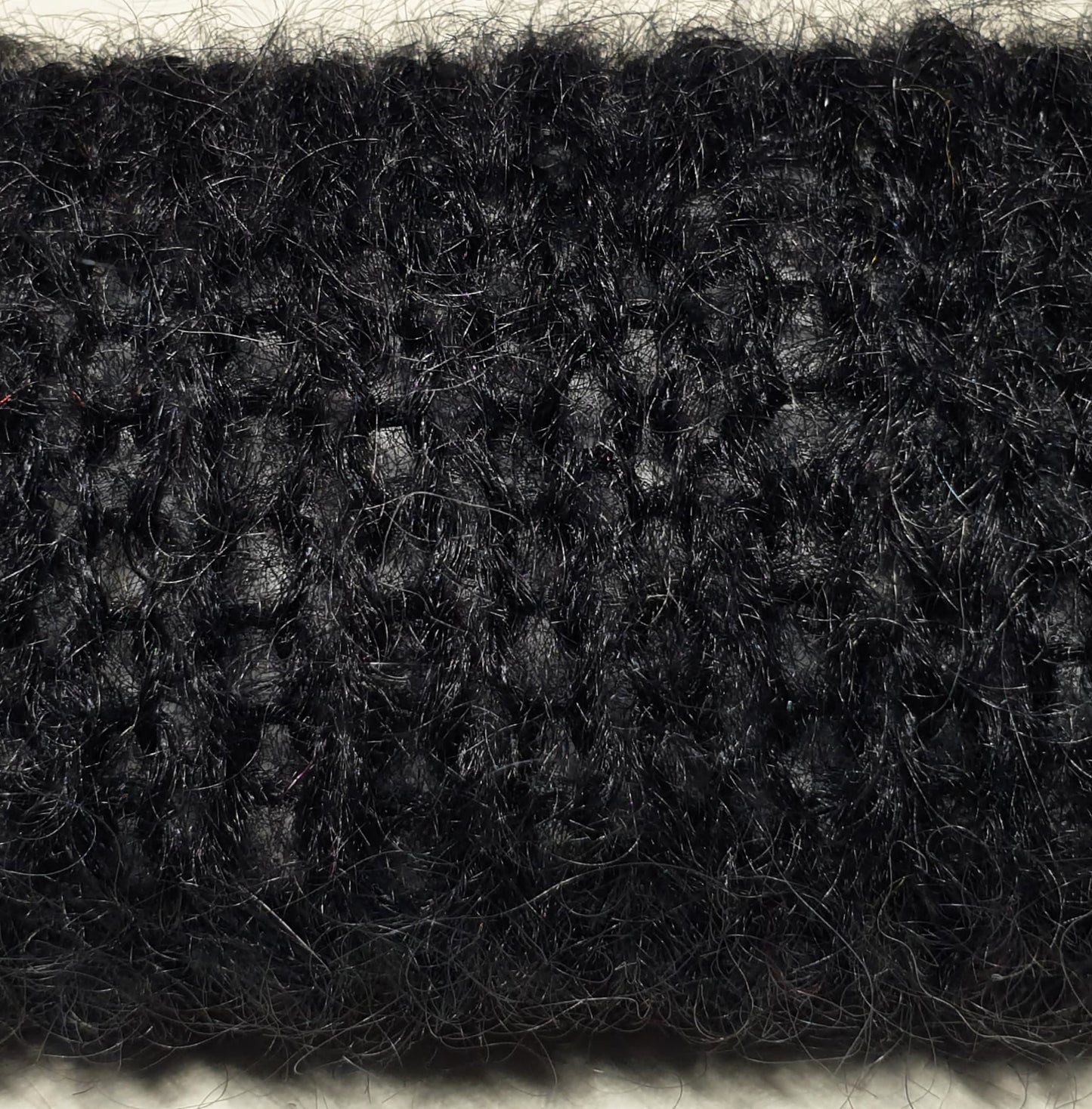 Tricot mohair et soie Noir honey moon 1