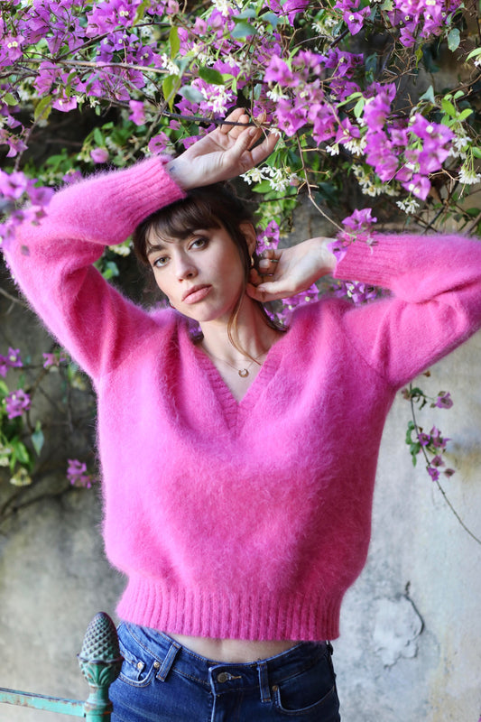 Pull Avy en Angora. 15 coloris.