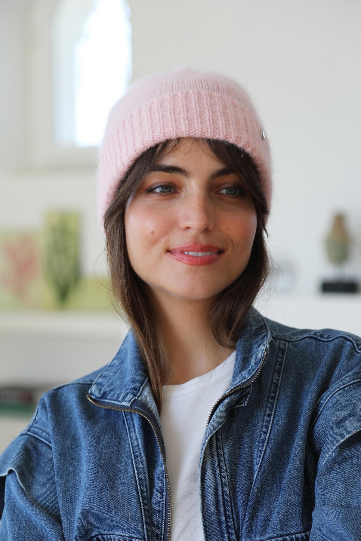Le bonnet en Angora - 2 couleurs