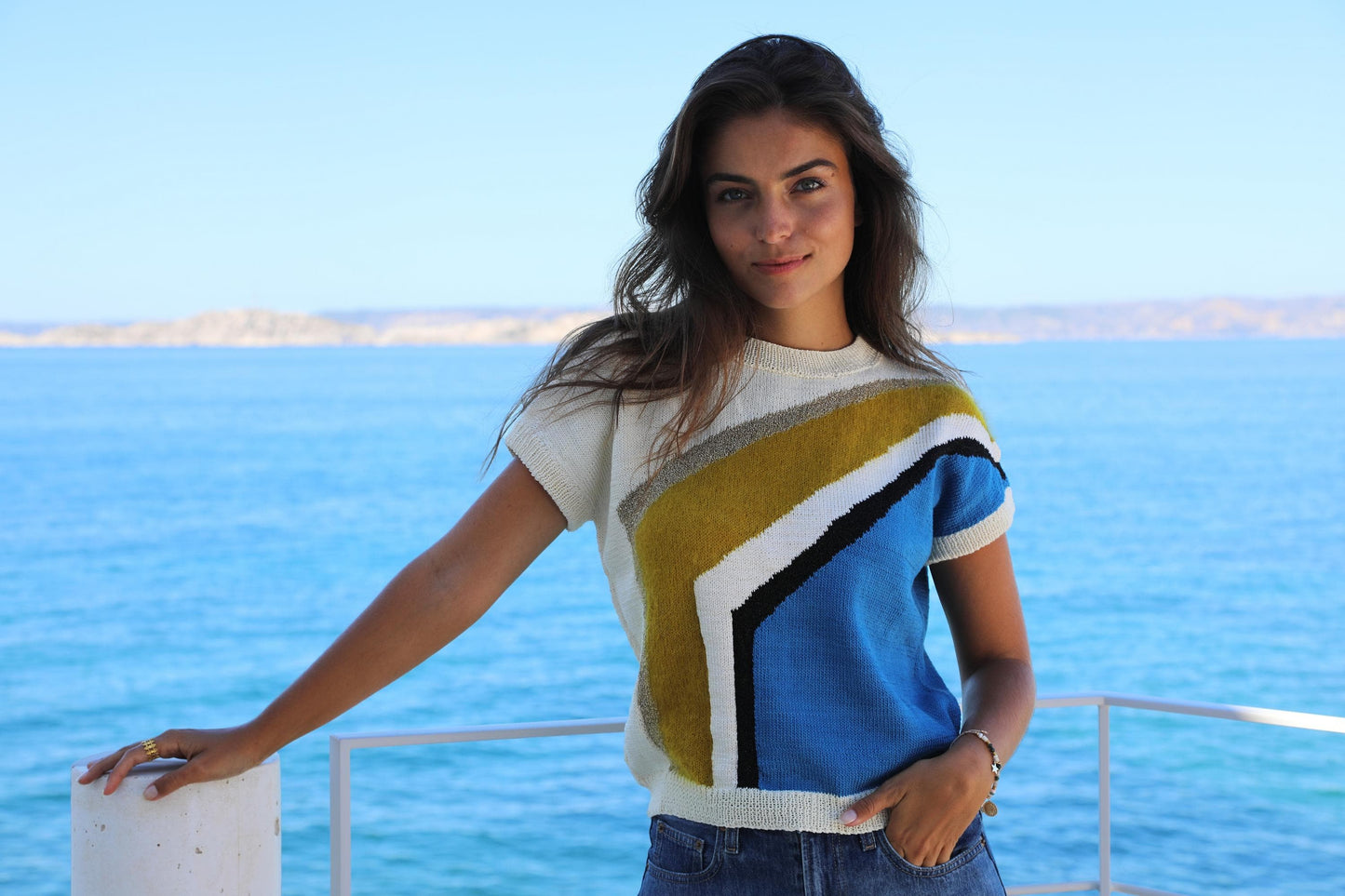 Top Ludivine à tricoter.