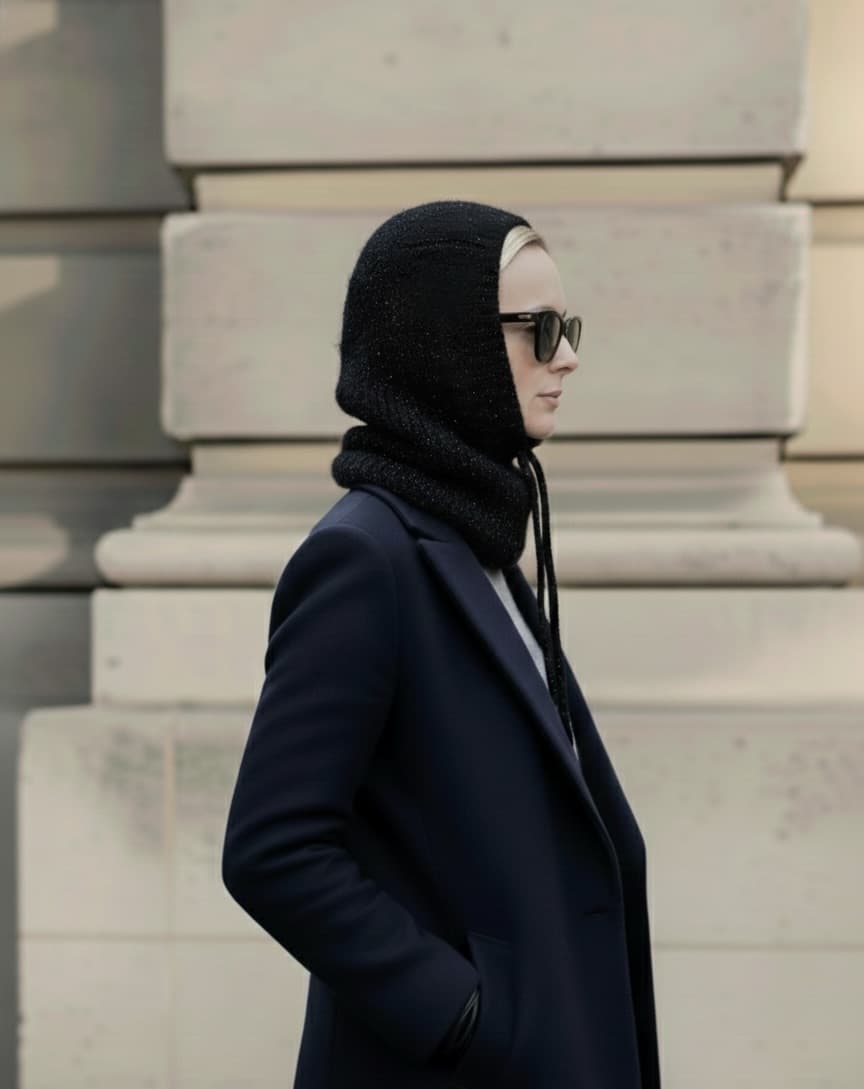 Cagoule Karina en Sirius à tricoter.