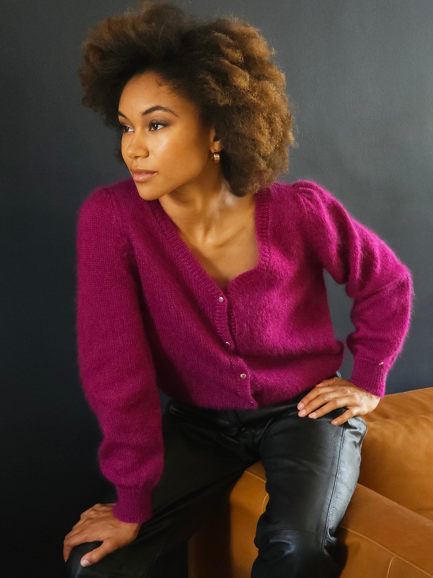 Gilet Anika 2-en-1 mohair - 19 coloris.