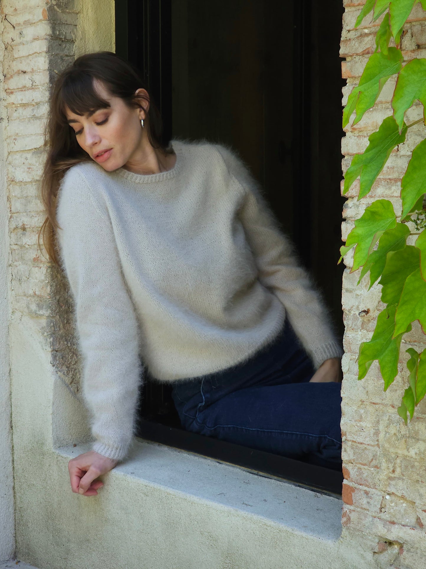 Pull Mylene à tricoter.
