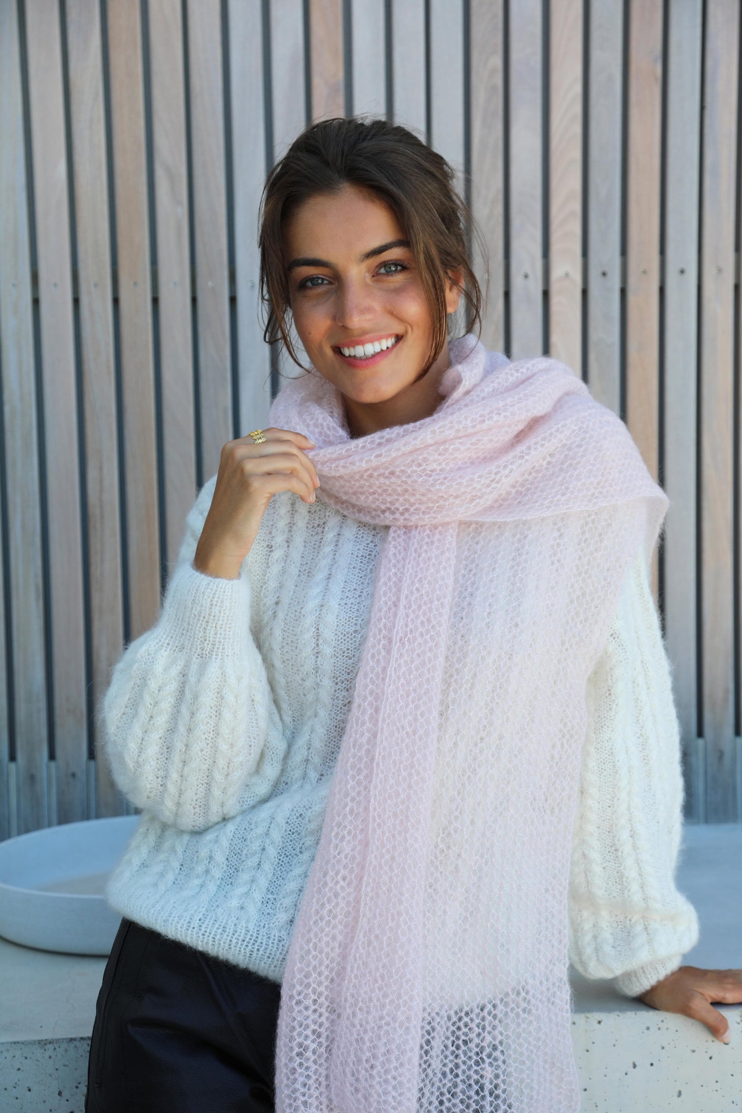 Etole Pivoine à tricoter.