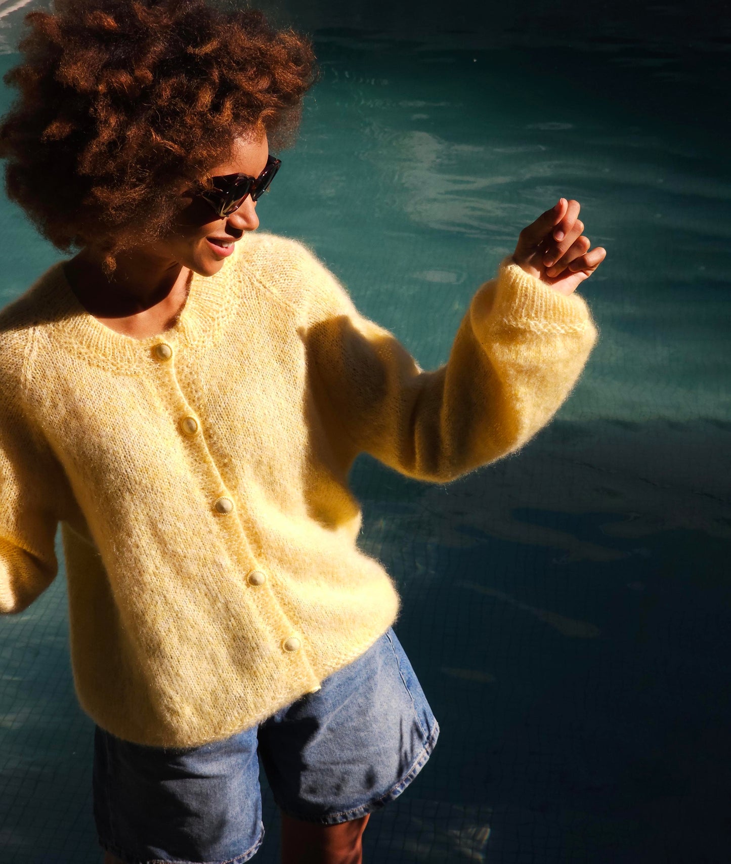 Cardigan Berenice à tricoter.