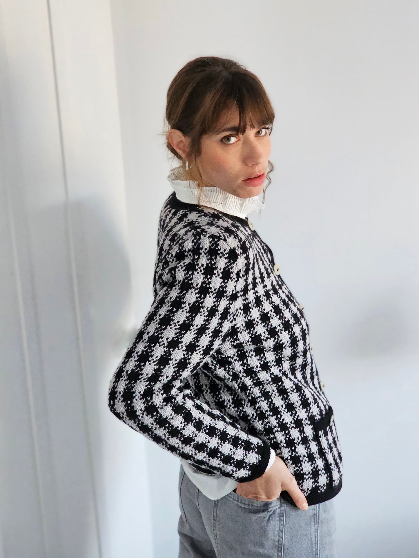 Veste Eliza à tricoter.