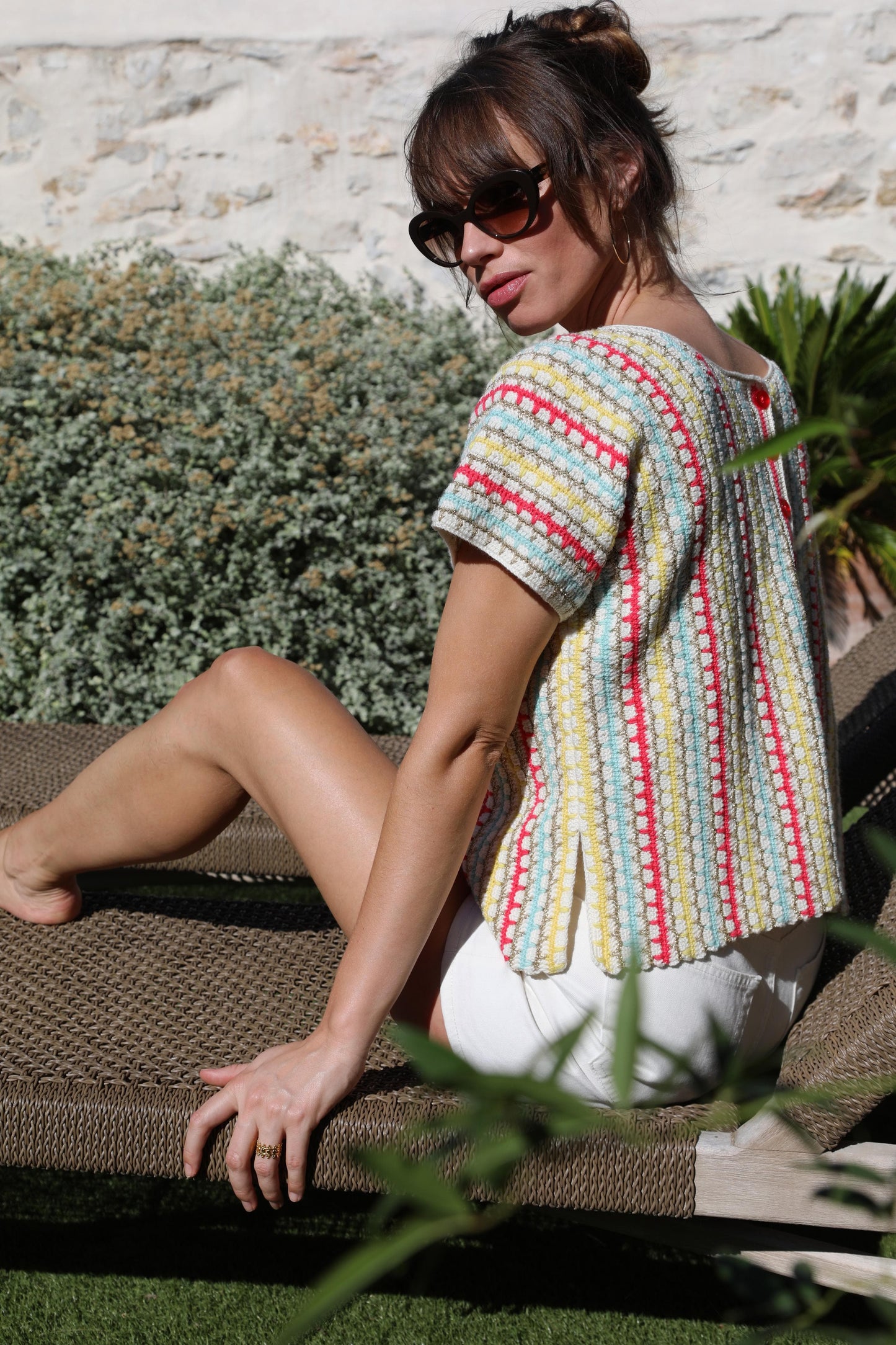 Gilet Lucile au crochet.