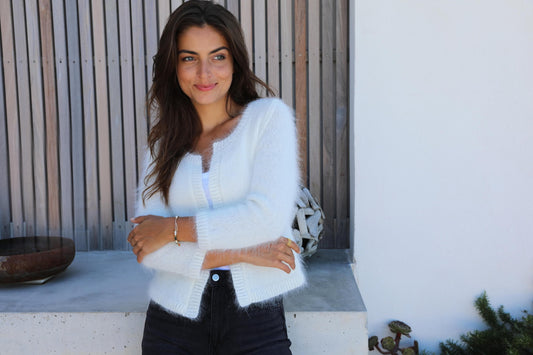 Gilet Odile à tricoter.