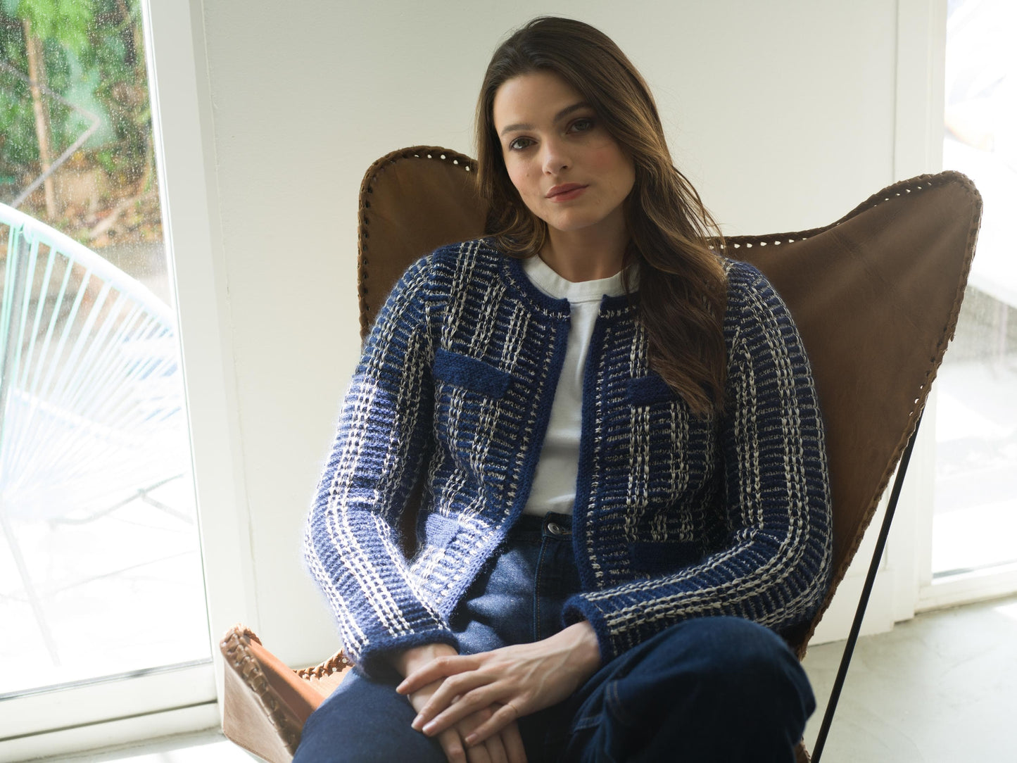 Veste Camille à tricoter.