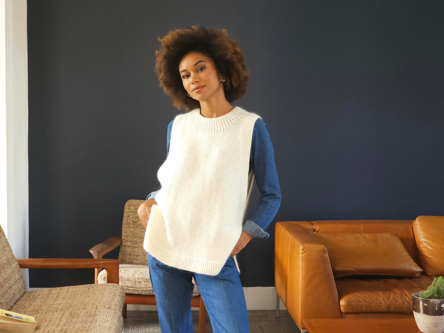 Débardeur Circe à tricoter.