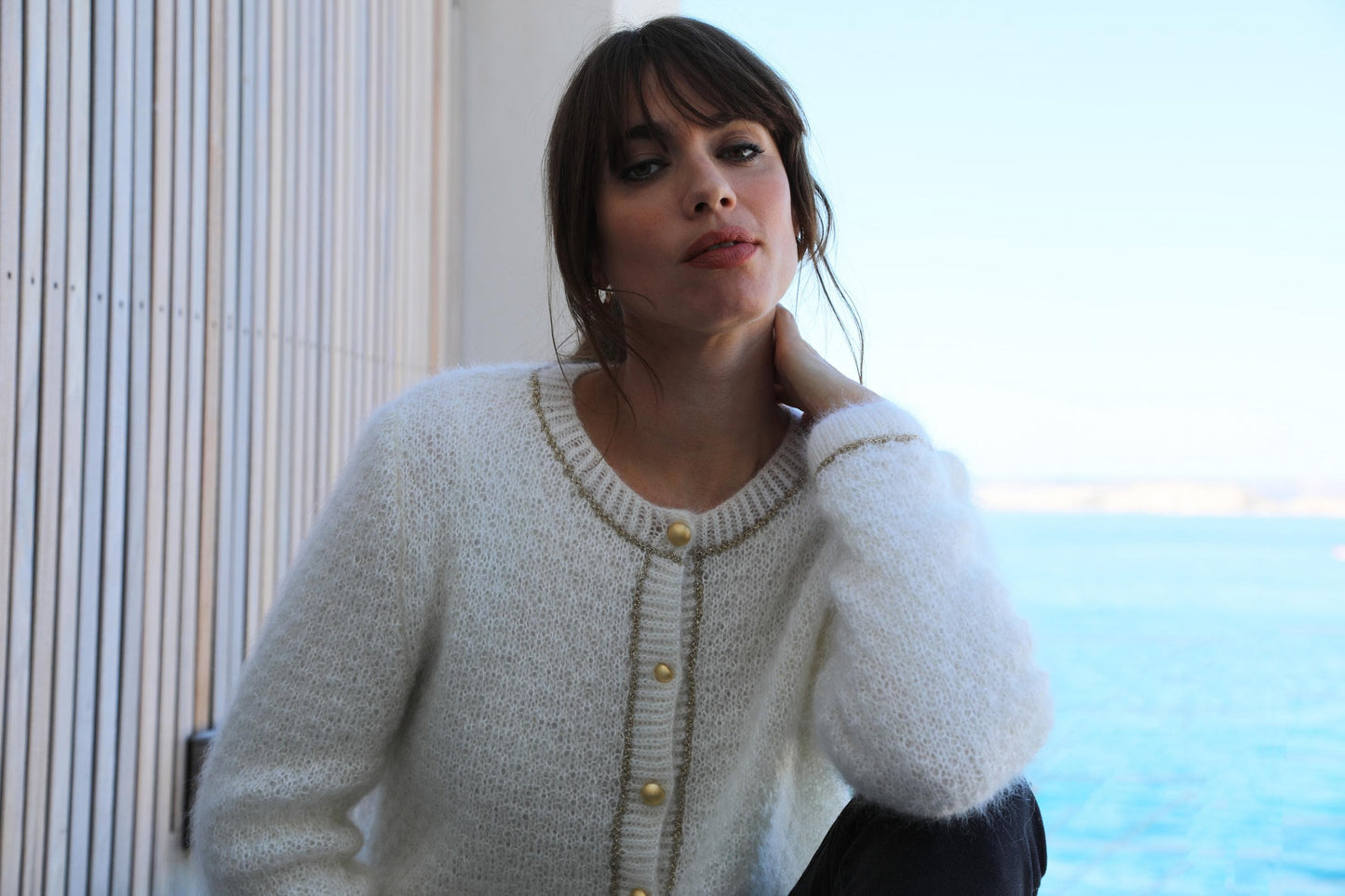 Cardigan Rosalia à tricoter.