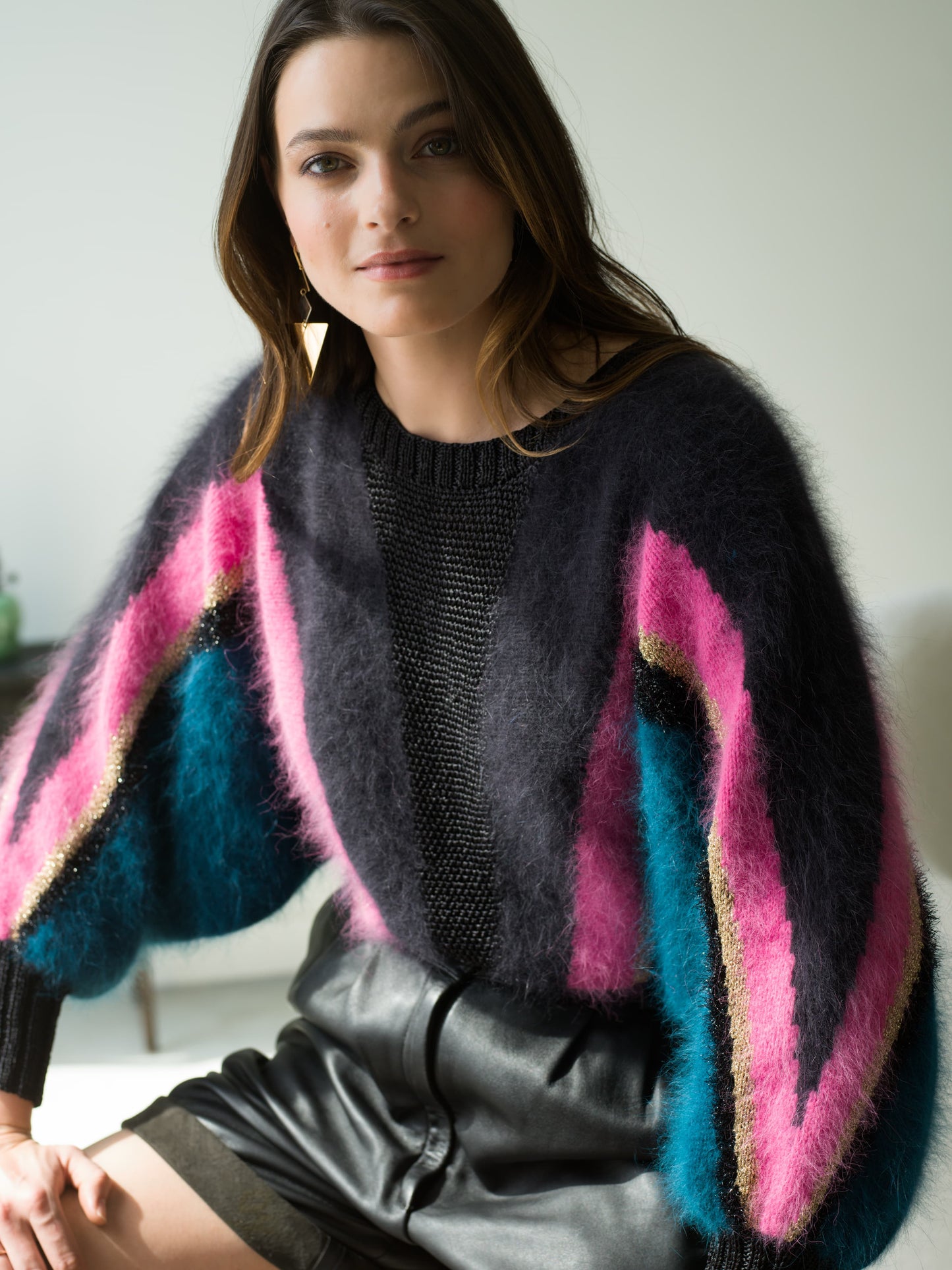 Pull Scarlett à tricoter.