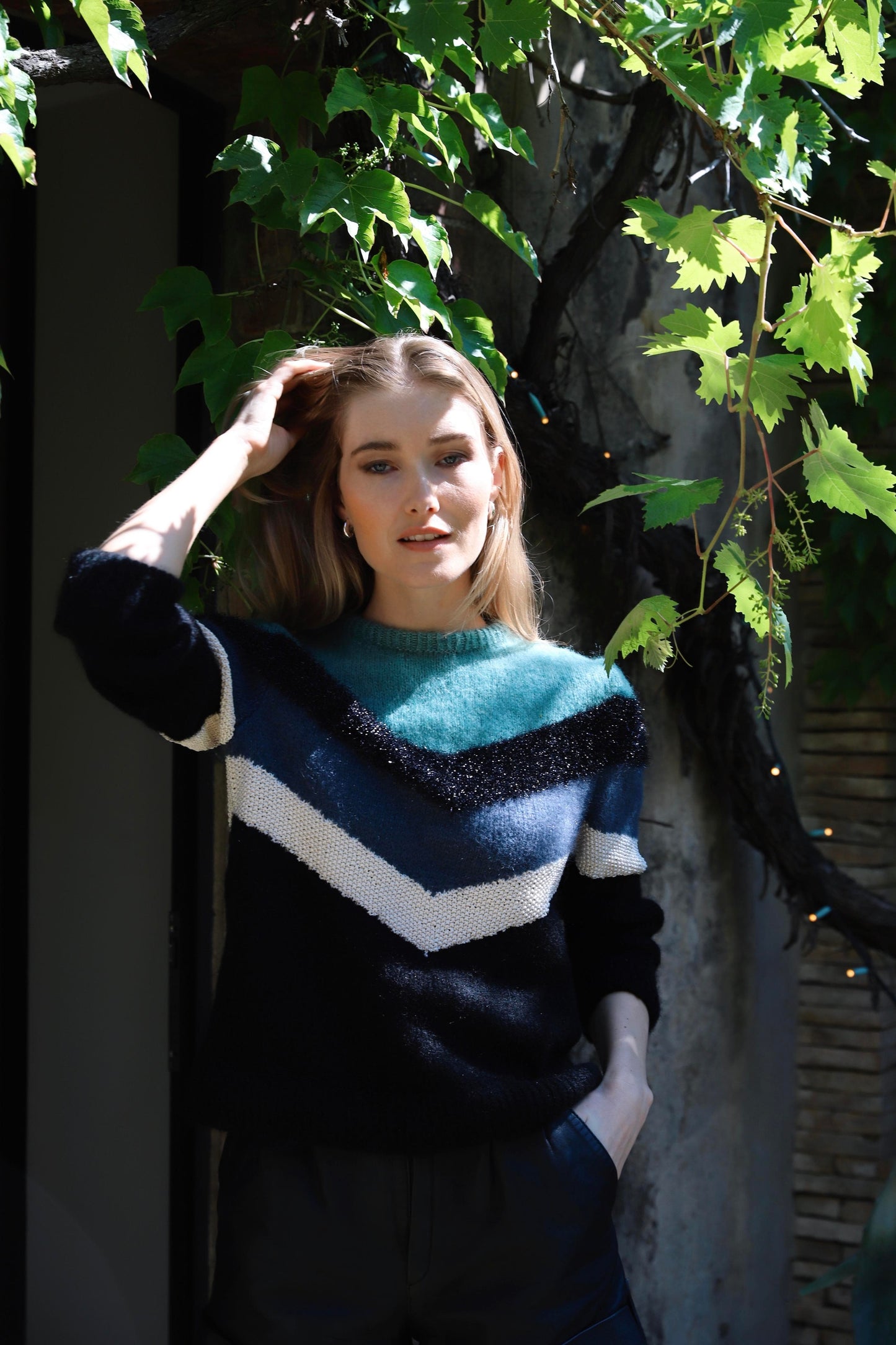 Pull Donna à tricoter.