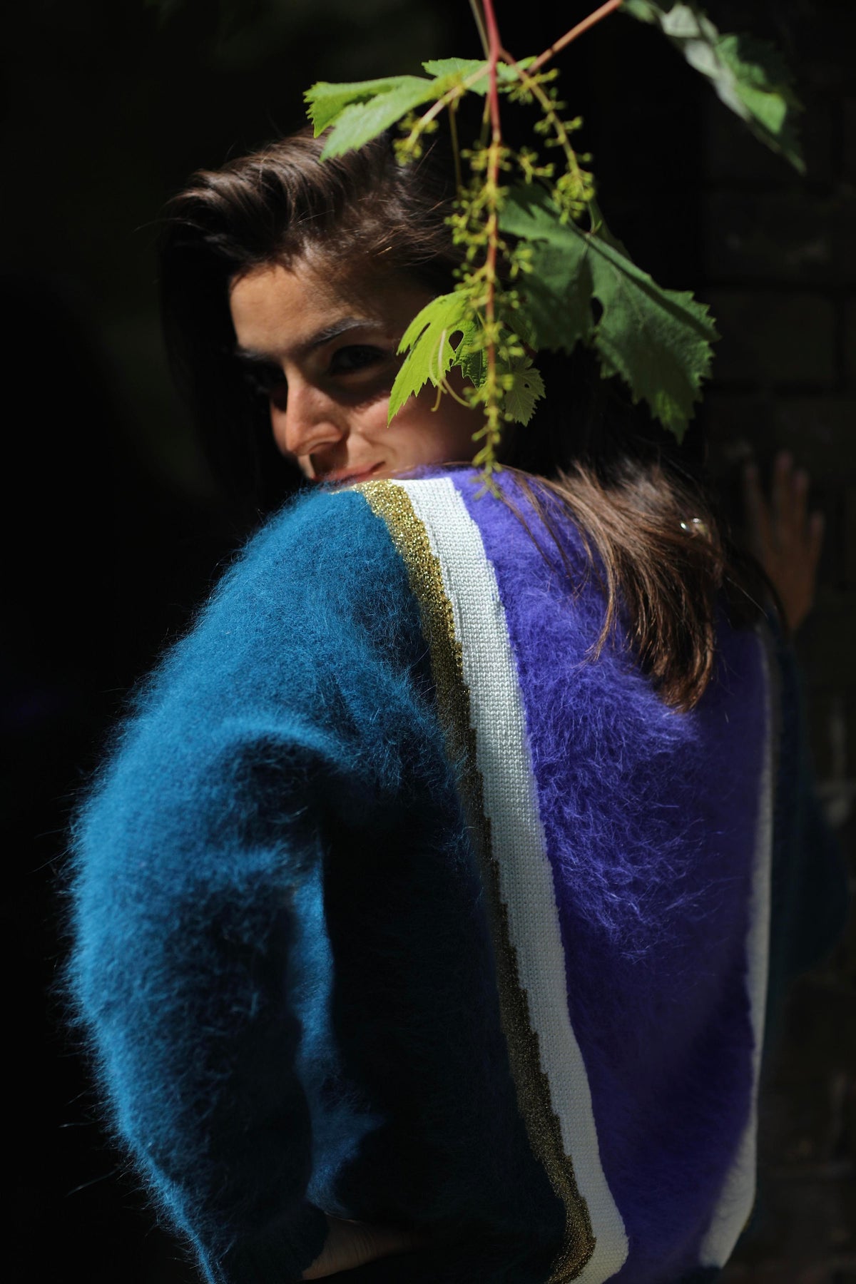 Pull Serena en Angora Glycine