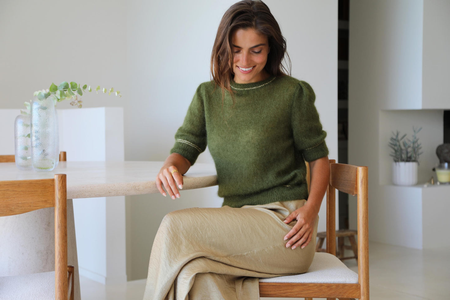 Pull Monica à tricoter.