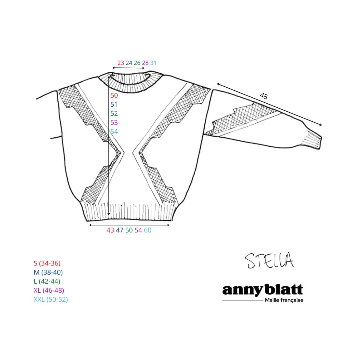 Pull Stella à tricoter.