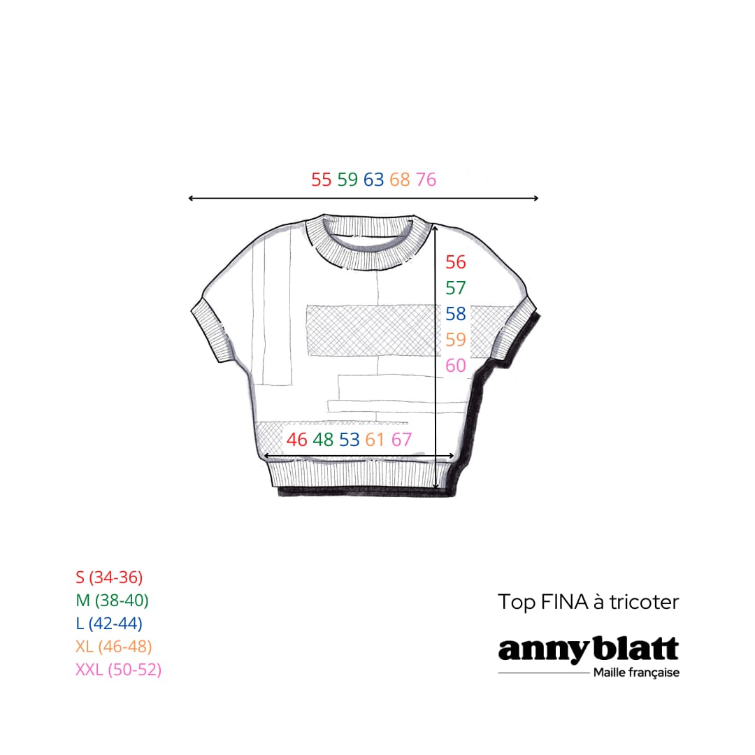 Top Fina à tricoter.