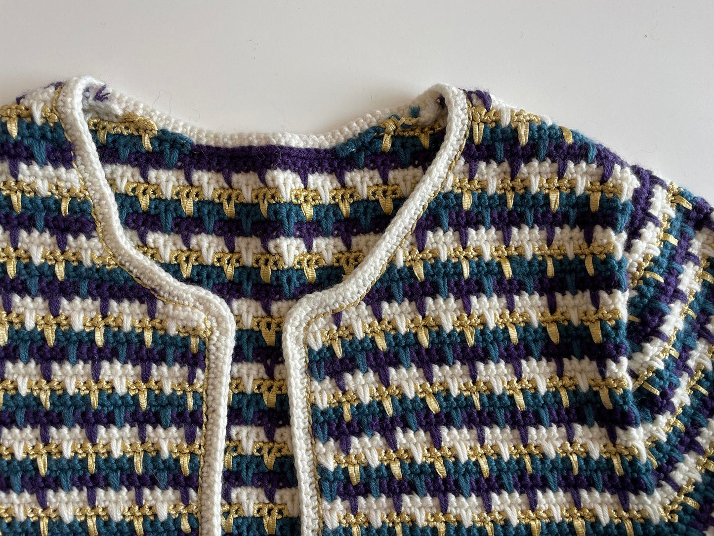 Veste Lauriane au crochet