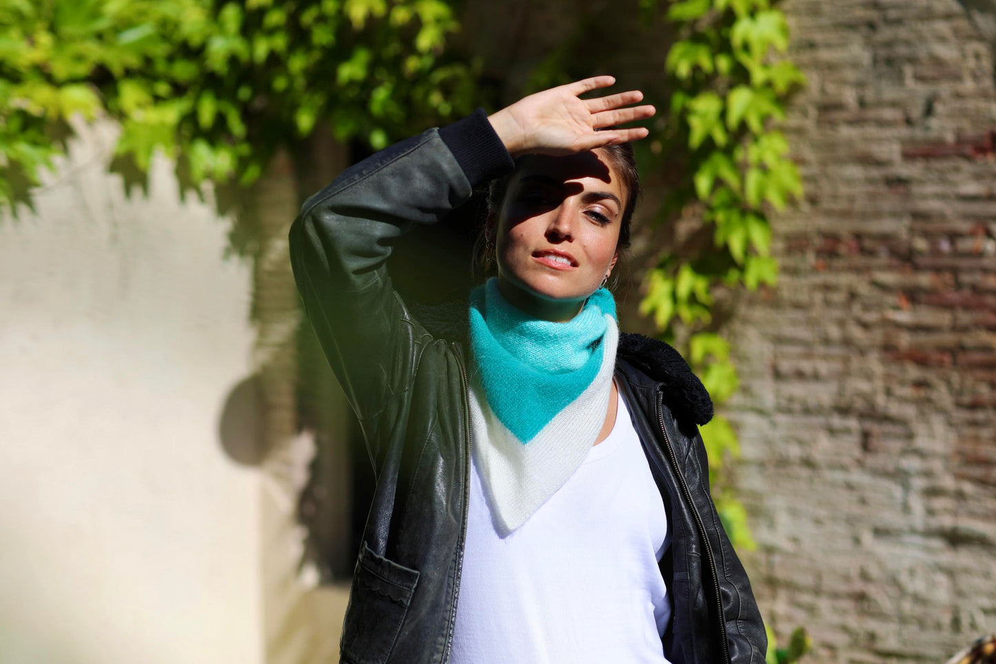 Le bandana à tricoter.