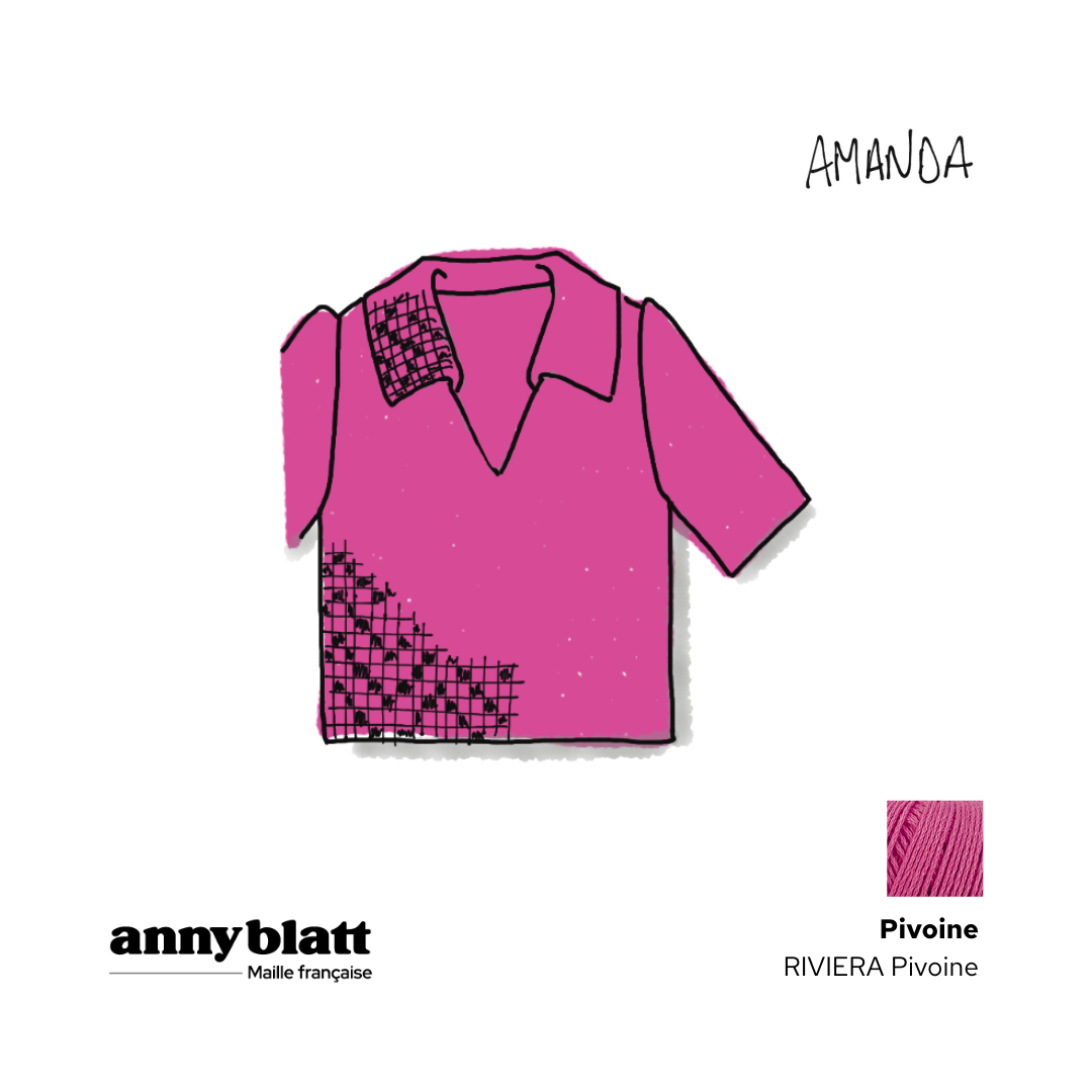Chemise Amanda au crochet.