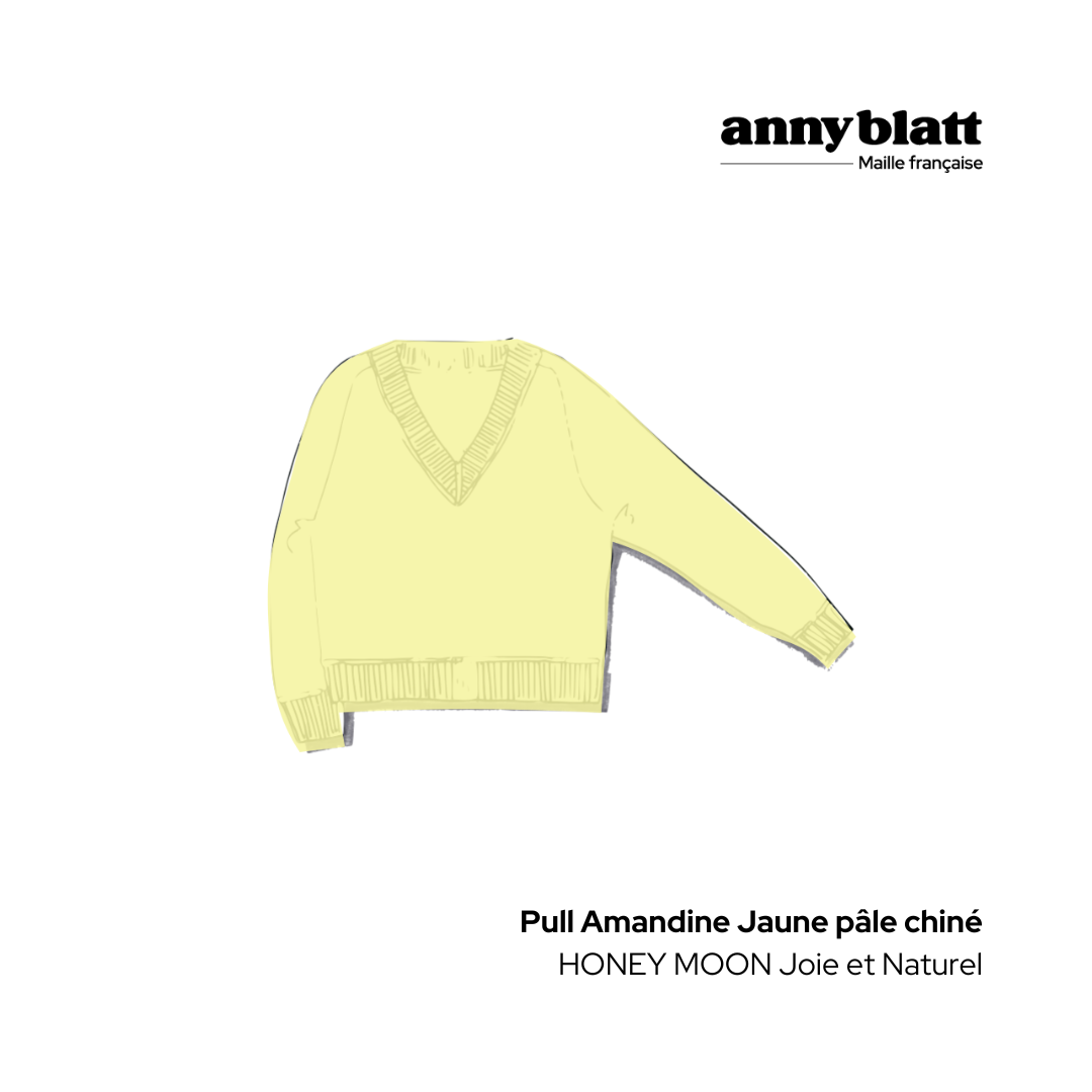 Pull Amandine à tricoter.