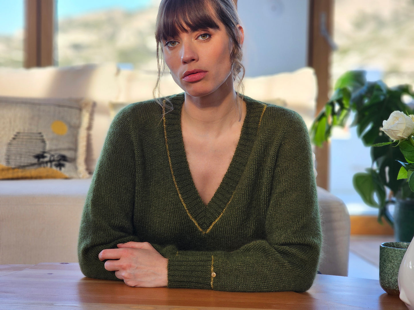 Pull Avy Mohair et or. 7 coloris