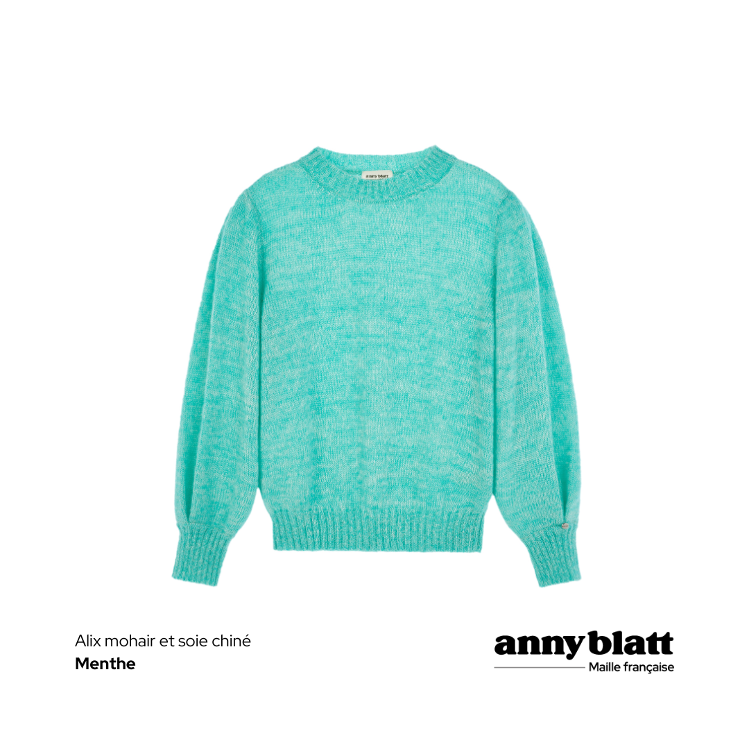 Pull Alix mohair chiné. 4 coloris - Dernières pièces.