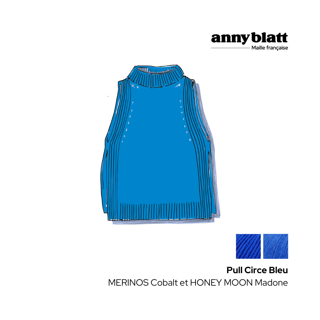 Débardeur Circe à tricoter.