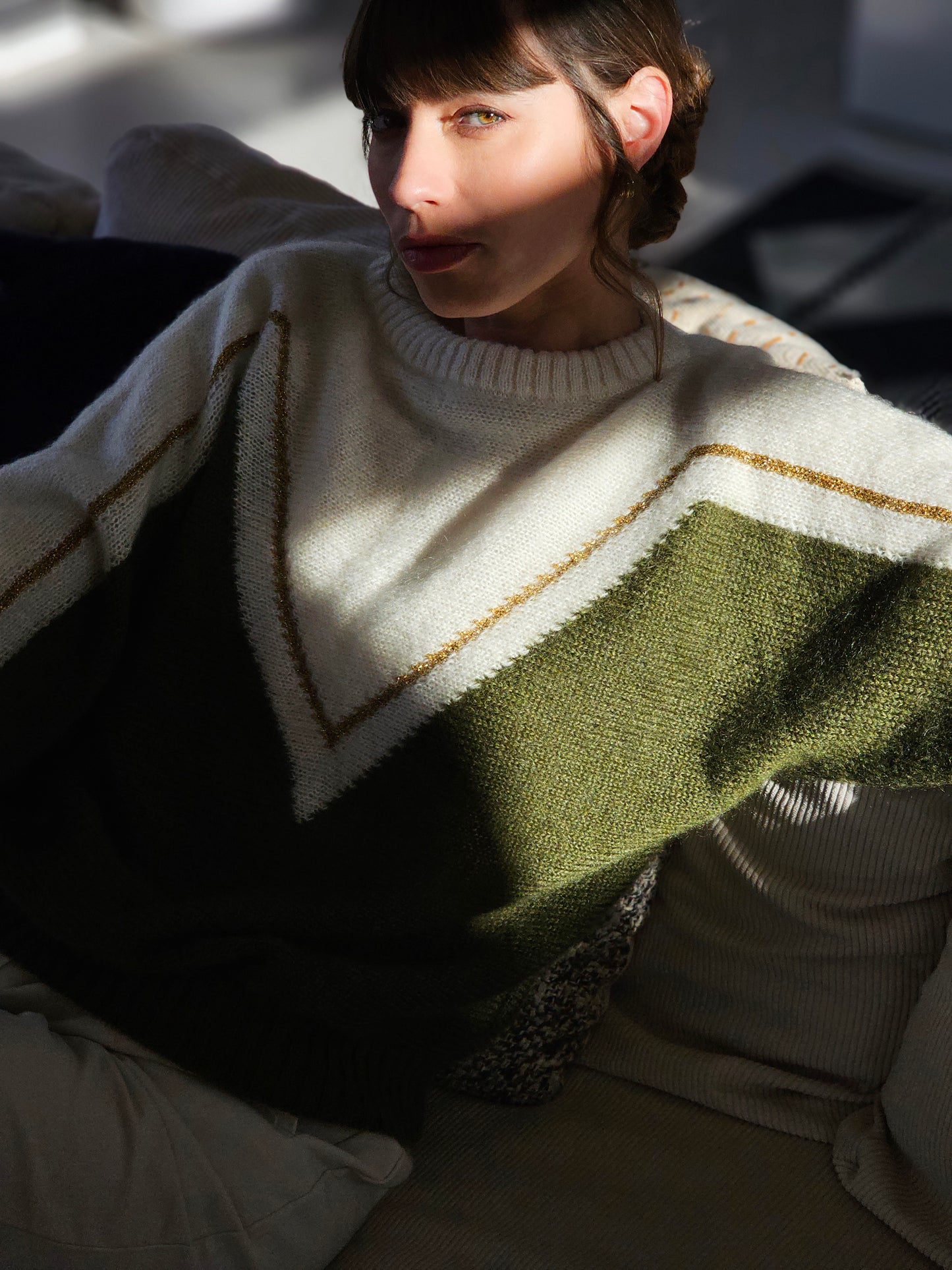 Pull Cyclone doré - 2 coloris.