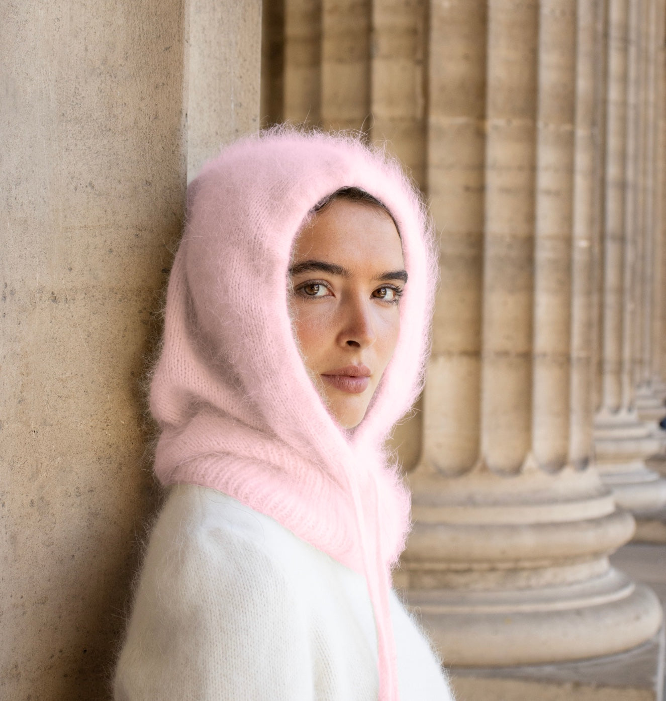 Cagoule en Angora - 5 couleurs