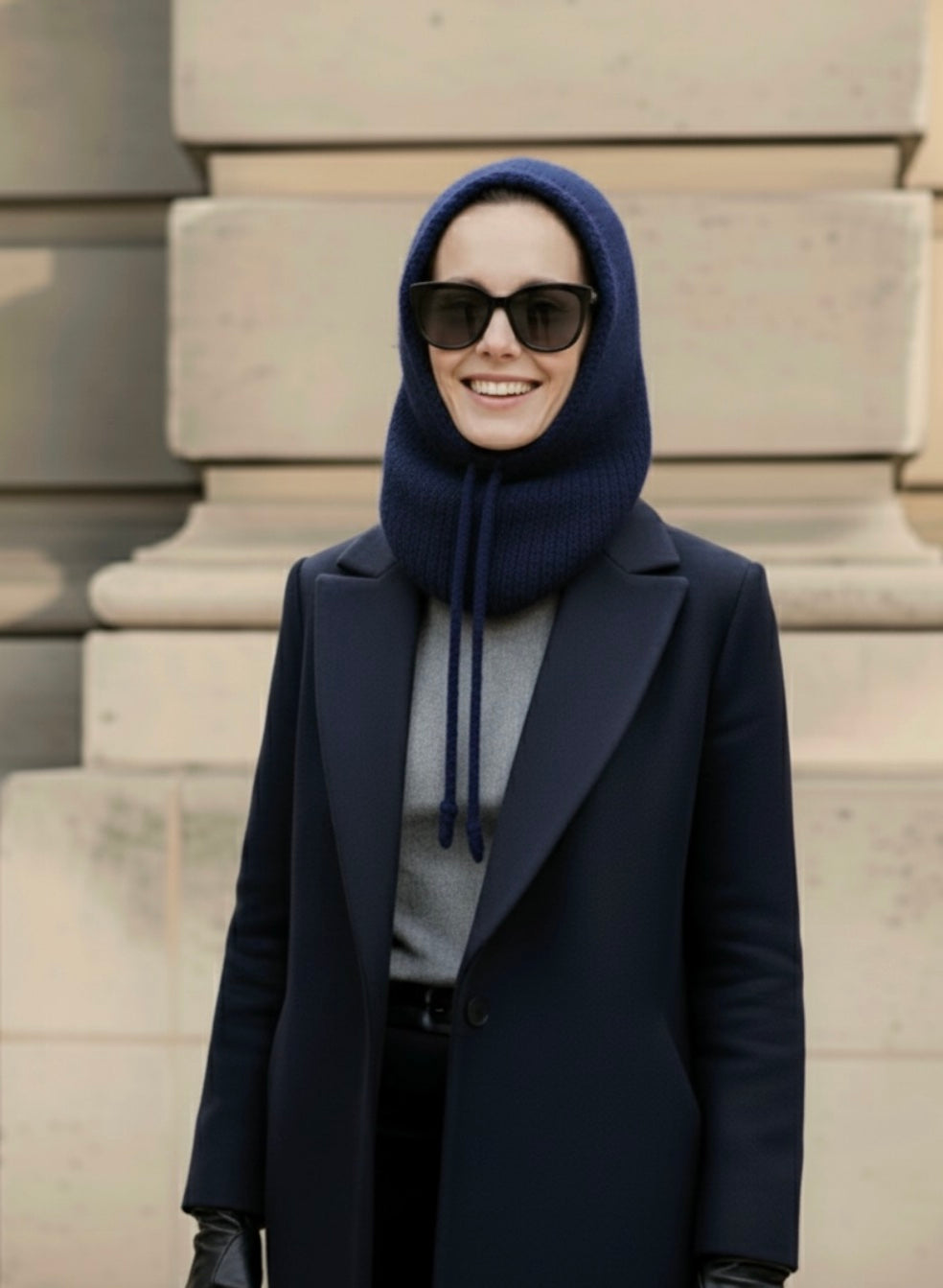 Cagoule Karina en Honey Moon à tricoter.