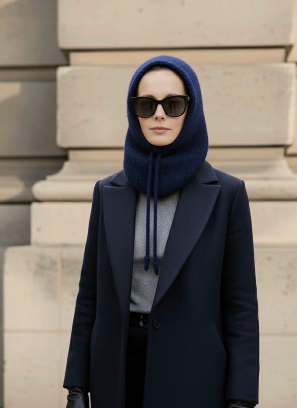 Cagoule Karina en Honey Moon à tricoter.