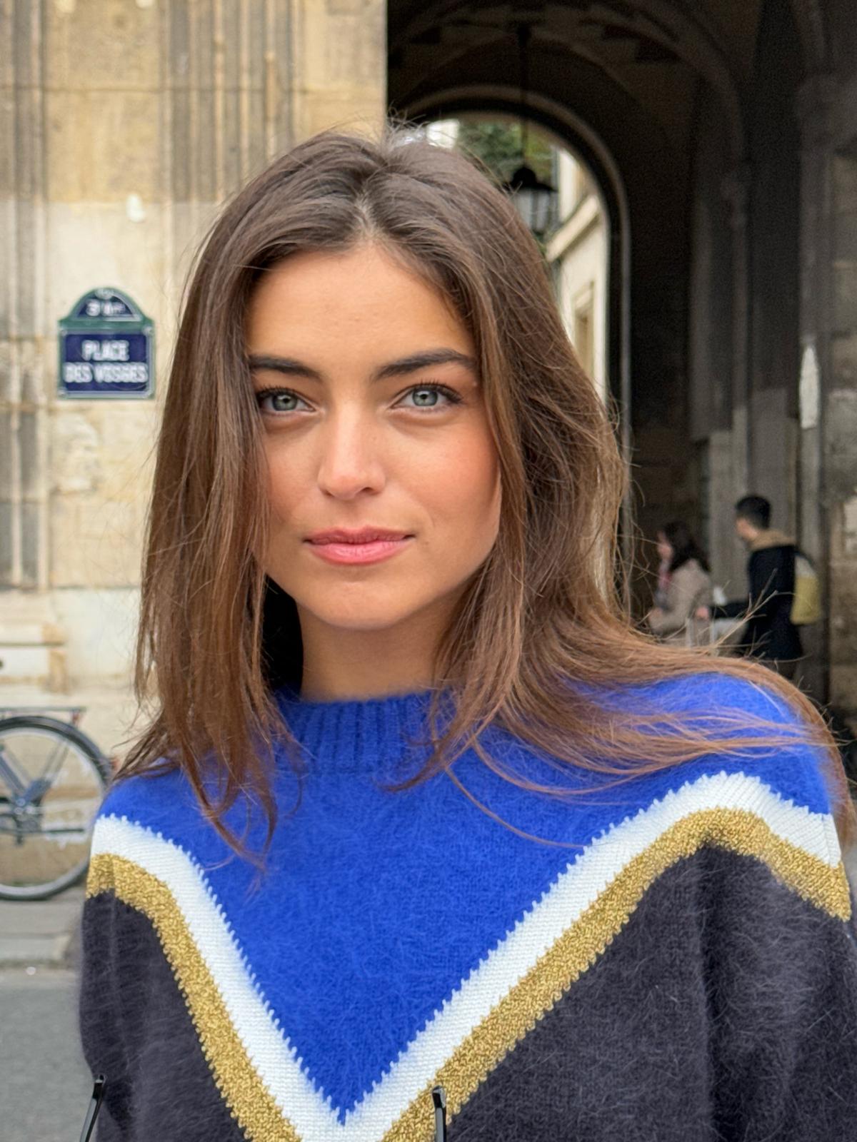 Pull Celeste Bleu et noir - En précommande.