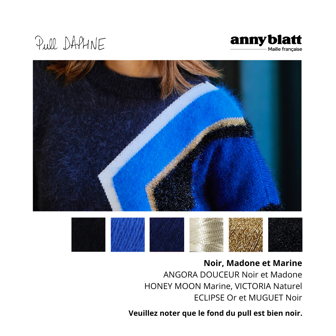 Pull Daphne à tricoter.