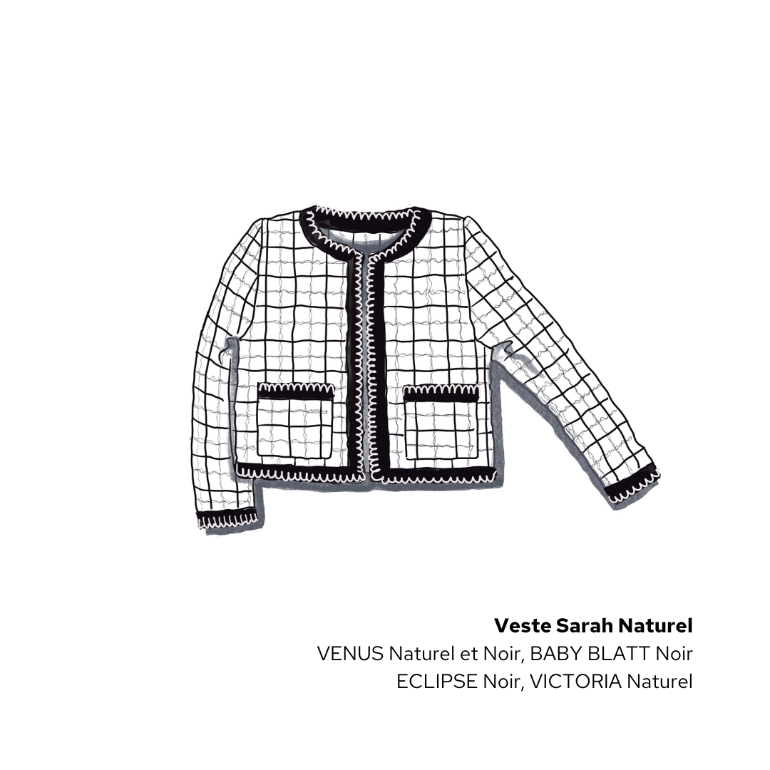 Veste Sarah à tricoter