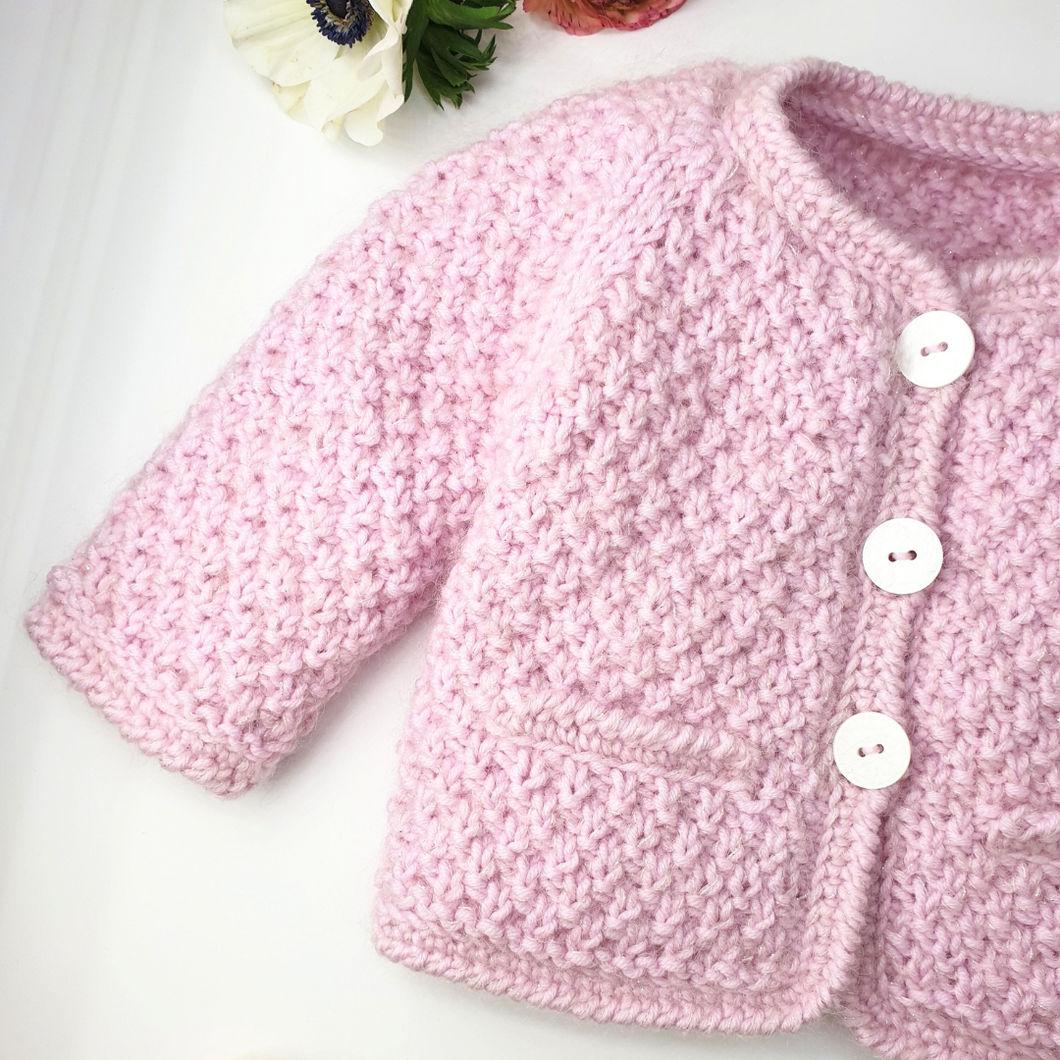 Veste bébé Sequoia à tricoter