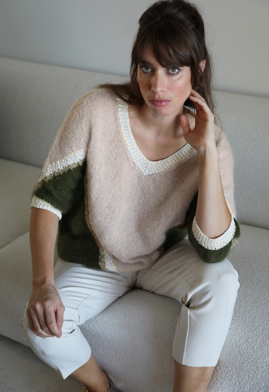 Pull Estelle à tricoter.