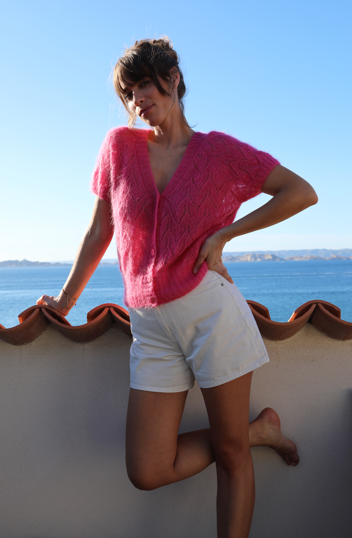 Gilet Amaya à tricoter.